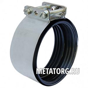 Хомут для чугунных труб ст.20 108 мм ГОСТ 24140-80